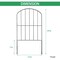 25pcs Decorative Garden Fence Flower Edging for Landscape Patio Yard Border Fence